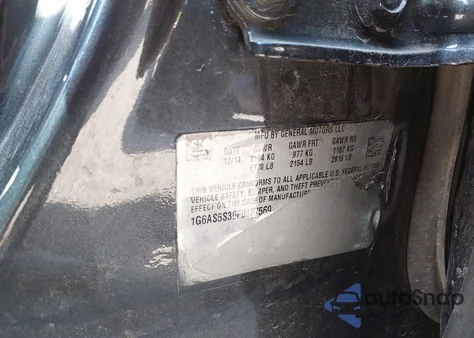 2015 Cadillac Cts Performance z USA, uszkodzony, nr VIN 1G6AS5S30F0127569